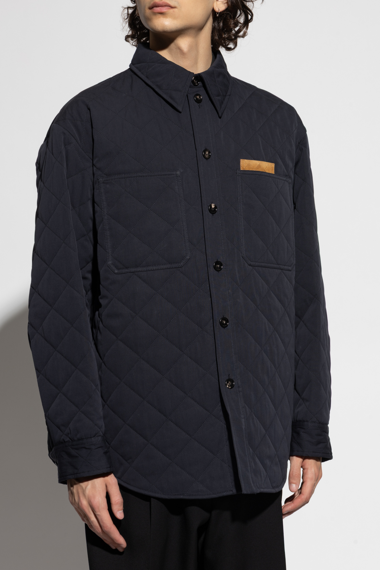 Bottega Veneta Quilted jacket with pockets | Men's Clothing